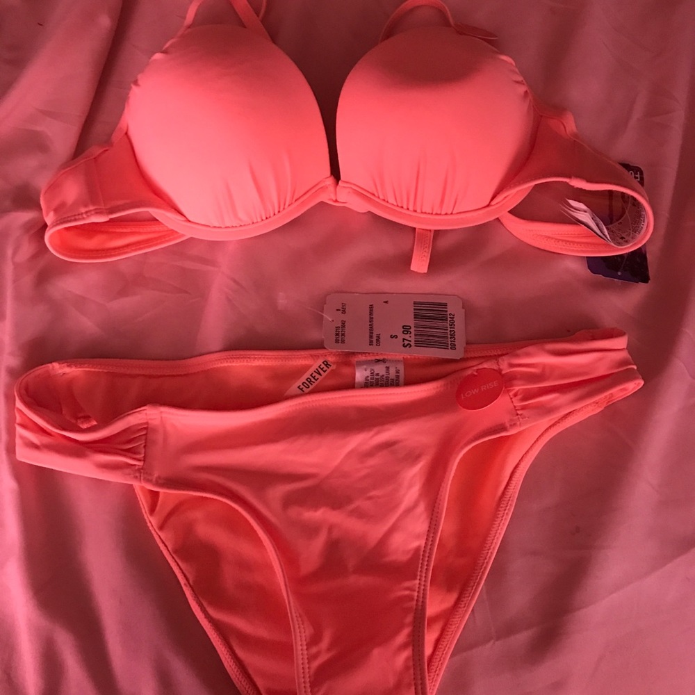 Orange bathing suit small